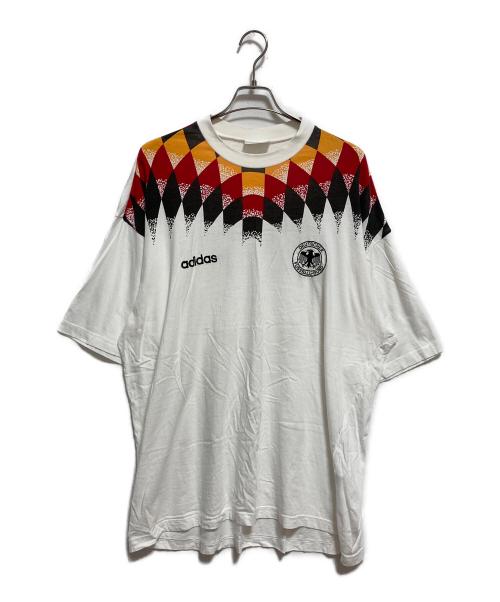 adidas（アディダス）adidas (アディダス) 90’ｓプリントＴシャツ ホワイト サイズ:Lの古着・服飾アイテム
