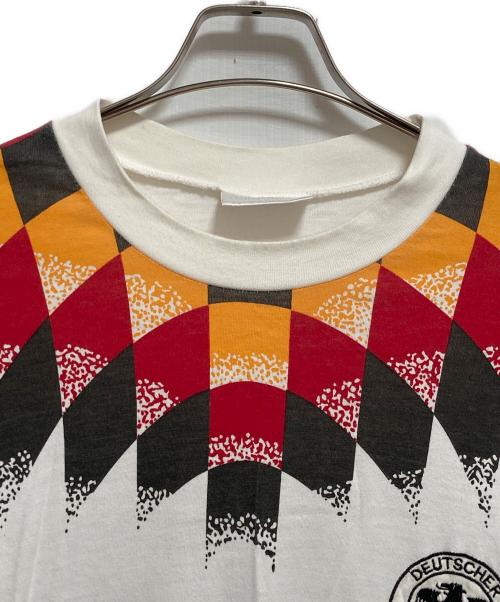 adidas（アディダス）adidas (アディダス) 90’ｓプリントＴシャツ ホワイト サイズ:Lの古着・服飾アイテム