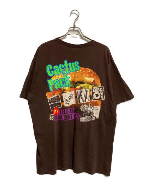 cactus jack（カクタス・ジャック）CACTUS JACK (カクタス・ジャック) 両面プリントTシャツ ブラウン サイズ:XLの古着・服飾アイテム