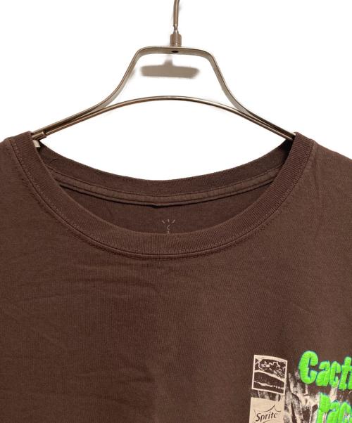 cactus jack（カクタス・ジャック）CACTUS JACK (カクタス・ジャック) 両面プリントTシャツ ブラウン サイズ:XLの古着・服飾アイテム