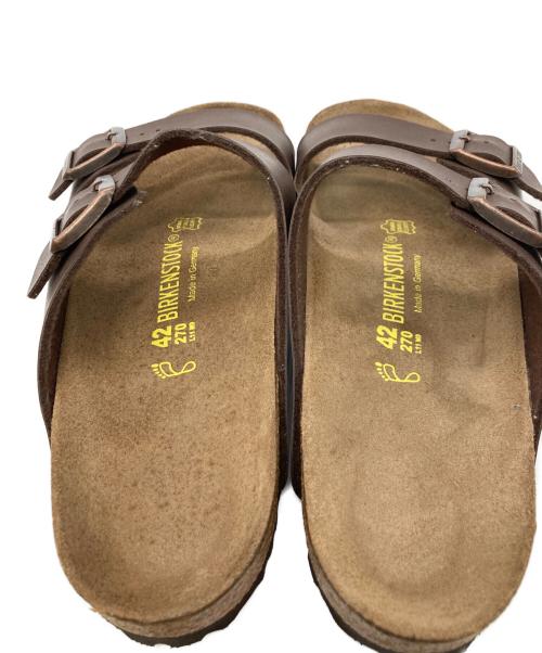 BIRKENSTOCK（ビルケンシュトック）BIRKENSTOCK (ビルケンシュトック) アリゾナサンダル ブラウン サイズ:27㎝の古着・服飾アイテム