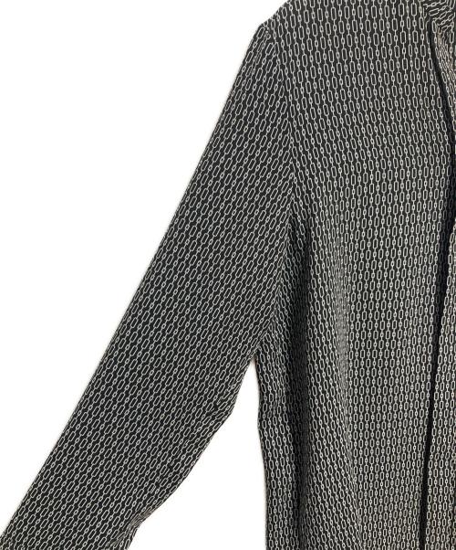 icB（アイシービー）icB (アイシービー) BackSatinAmunzen キーネックブラウス ブラック サイズ:Sの古着・服飾アイテム