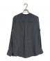 icB (アイシービー) BackSatinAmunzen キーネックブラウス ブラック サイズ:S：6000円