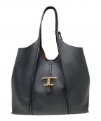 TOD'Sトッズ）の古着「Tタイムレスショッピングバッグ」｜ブラック