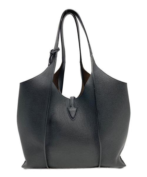 TOD'S（トッズ）TOD'S (トッズ) Tタイムレスショッピングバッグ ブラックの古着・服飾アイテム