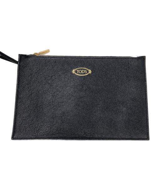 TOD'S（トッズ）TOD'S (トッズ) Tタイムレスショッピングバッグ ブラックの古着・服飾アイテム