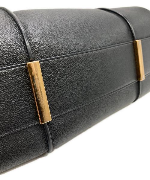 TOD'S（トッズ）TOD'S (トッズ) Tタイムレスショッピングバッグ ブラックの古着・服飾アイテム