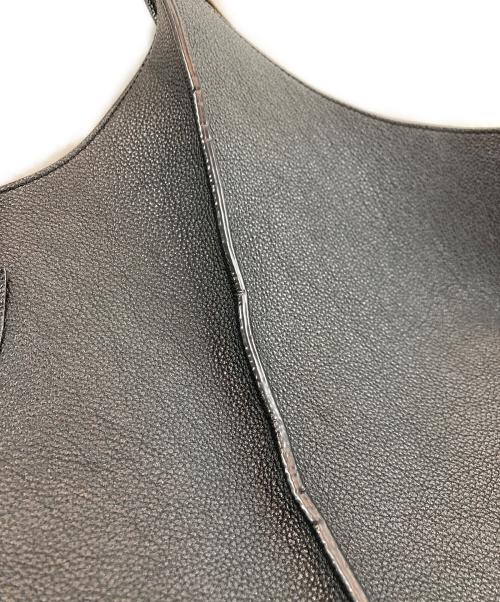 TOD'S（トッズ）TOD'S (トッズ) Tタイムレスショッピングバッグ ブラックの古着・服飾アイテム