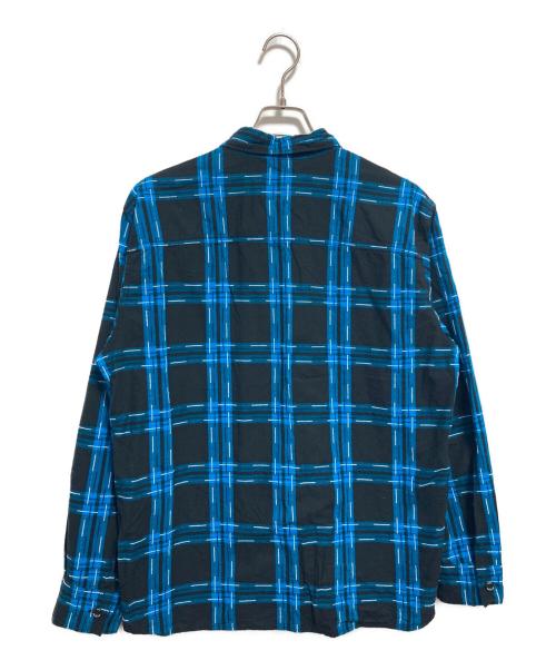 RATS（ラッツ）RATS (ラッツ) DOT CHECK SHIRT ブルー×ブラック サイズ:Lの古着・服飾アイテム
