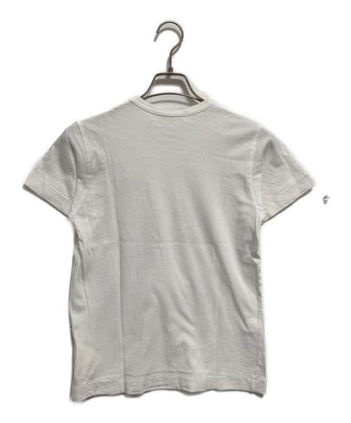 PLAY COMME des GARCONS（プレイコムデギャルソン）PLAY COMME des GARCONS (プレイコムデギャルソン) ハートワッペンTシャツ ホワイト サイズ:Mの古着・服飾アイテム