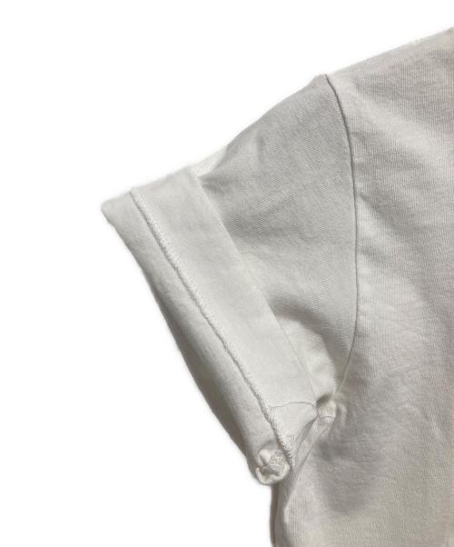 PLAY COMME des GARCONS（プレイコムデギャルソン）PLAY COMME des GARCONS (プレイコムデギャルソン) ハートワッペンTシャツ ホワイト サイズ:Mの古着・服飾アイテム