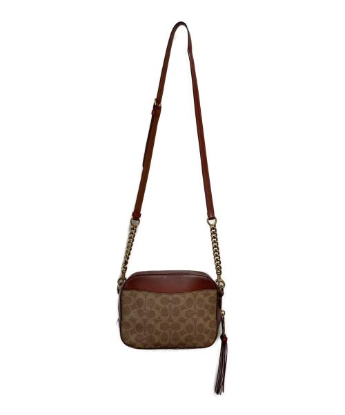 COACH（コーチ）COACH (コーチ) ショルダーバッグ ベージュの古着・服飾アイテム