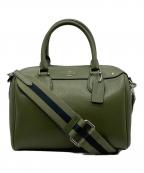 COACHコーチ）の古着「Mini Bennett Satchel  ショルダーバッグ」｜モスグリーン