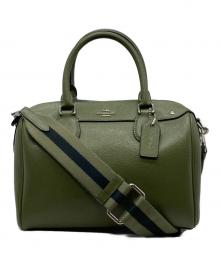COACH（コーチ）の古着「Mini Bennett Satchel  ショルダーバッグ」｜モスグリーン