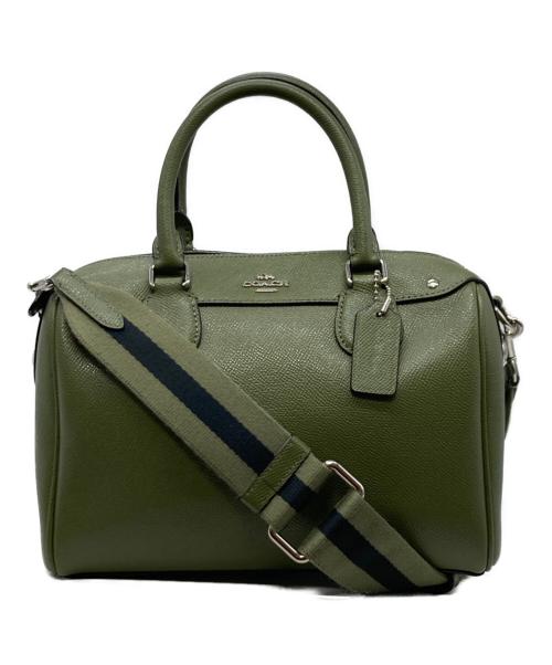 COACH（コーチ）COACH (コーチ) Mini Bennett Satchel  ショルダーバッグ モスグリーンの古着・服飾アイテム