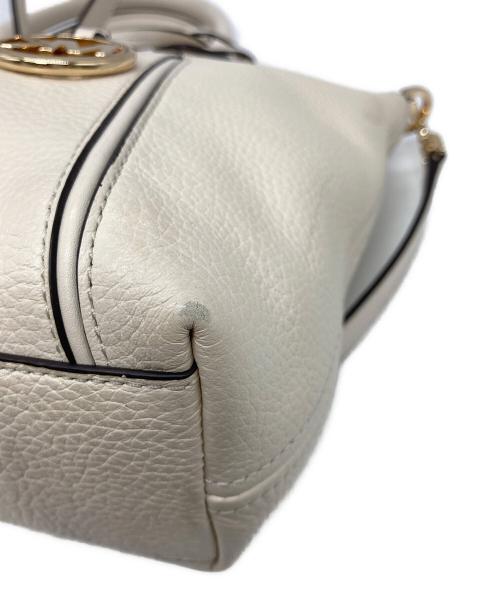 MICHAEL KORS（マイケルコース）MICHAEL KORS (マイケルコース) 2WAYバッグ ホワイトの古着・服飾アイテム