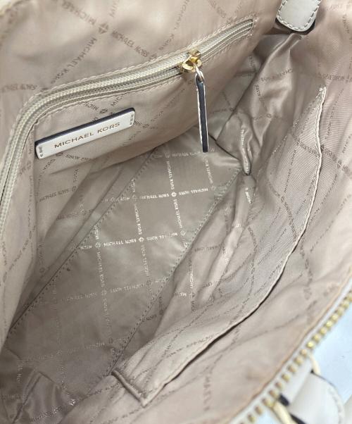 MICHAEL KORS（マイケルコース）MICHAEL KORS (マイケルコース) 2WAYバッグ ホワイトの古着・服飾アイテム
