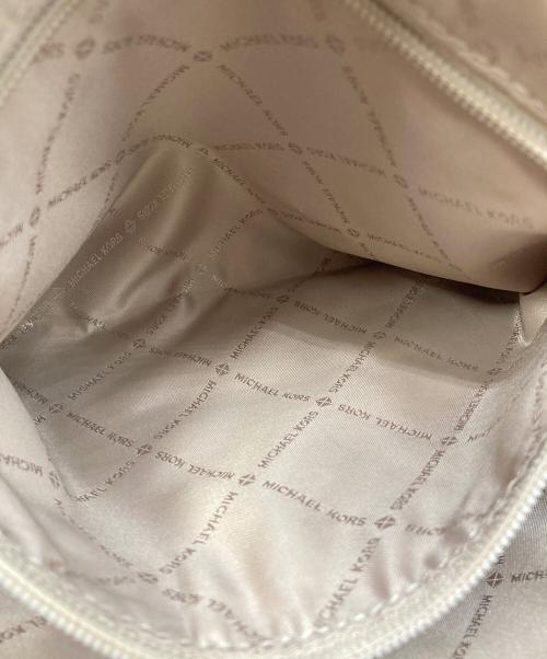 MICHAEL KORS（マイケルコース）MICHAEL KORS (マイケルコース) 2WAYバッグ ホワイトの古着・服飾アイテム