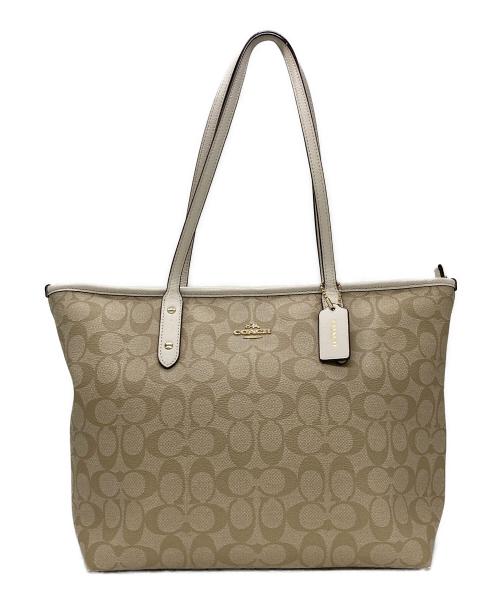 COACH（コーチ）COACH (コーチ) トートバッグ ベージュの古着・服飾アイテム