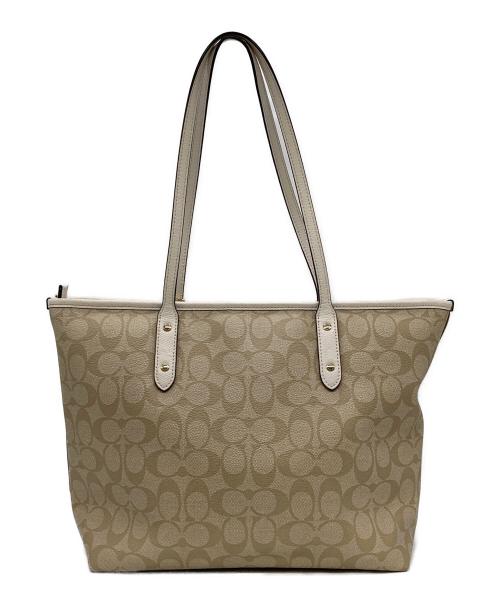 COACH（コーチ）COACH (コーチ) トートバッグ ベージュの古着・服飾アイテム