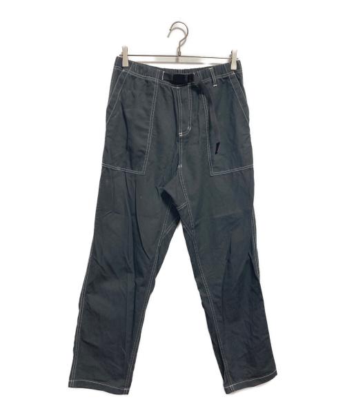 GRAMICCI（グラミチ）GRAMICCI (グラミチ) コントラスト ステッチ ルーズテーパード リッジパンツ グレー サイズ:Mの古着・服飾アイテム