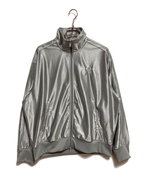 adidas（アディダス）adidas (アディダス) オーバーサイズ ファイヤーバード トラックトップ シルバー サイズ:Mの古着・服飾アイテム