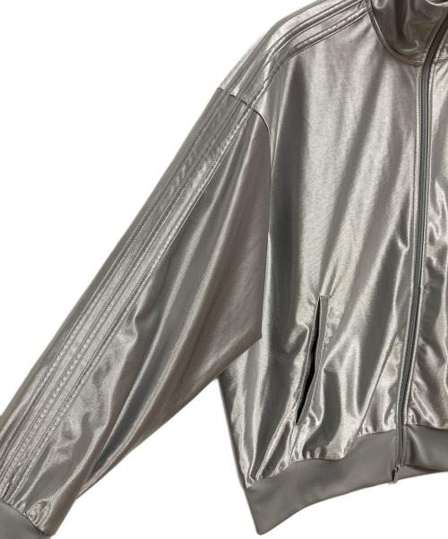 adidas（アディダス）adidas (アディダス) オーバーサイズ ファイヤーバード トラックトップ シルバー サイズ:Mの古着・服飾アイテム