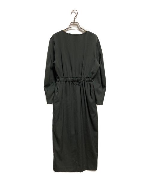uncrave（アンクレイヴ3.）uncrave (アンクレイヴ3.) ギャバジン ドロストワンピース グレーの古着・服飾アイテム