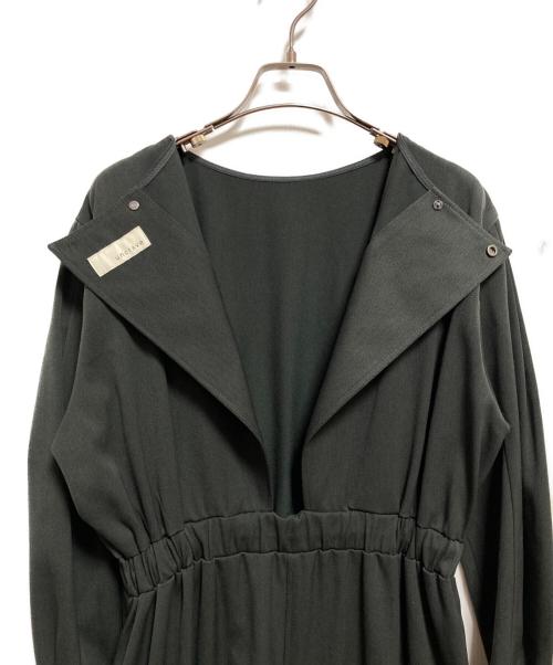 uncrave（アンクレイヴ3.）uncrave (アンクレイヴ3.) ギャバジン ドロストワンピース グレーの古着・服飾アイテム