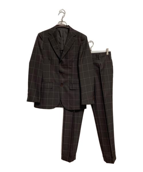 UNITED ARROWS（ユナイテッドアローズ）UNITED ARROWS (ユナイテッドアローズ) セットアップスーツ ブラウン サイズ:46の古着・服飾アイテム