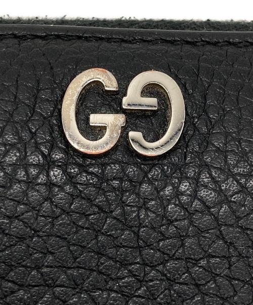 GUCCI（グッチ）GUCCI (グッチ) ドリアンラウンドファスナー長財布 ブラックの古着・服飾アイテム