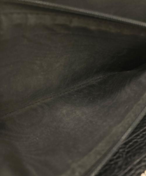 GUCCI（グッチ）GUCCI (グッチ) ドリアンラウンドファスナー長財布 ブラックの古着・服飾アイテム