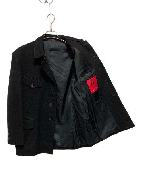 Y's for men（ワイズフォーメン）Y'S for men (ワイズフォーメン) 90’ｓウールジャケット ブラック サイズ:不明(実寸をご参照下さい)の古着・服飾アイテム