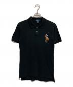 POLO RALPH LAURENポロ・ラルフローレン）の古着「ビッグポニーポロシャツ」｜ブラック
