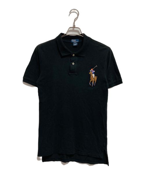 POLO RALPH LAUREN（ポロ・ラルフローレン）POLO RALPH LAUREN (ポロ・ラルフローレン) ビッグポニーポロシャツ ブラック サイズ:Lの古着・服飾アイテム