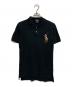 POLO RALPH LAUREN（ポロ・ラルフローレン）の古着「ビッグポニーポロシャツ」｜ブラック