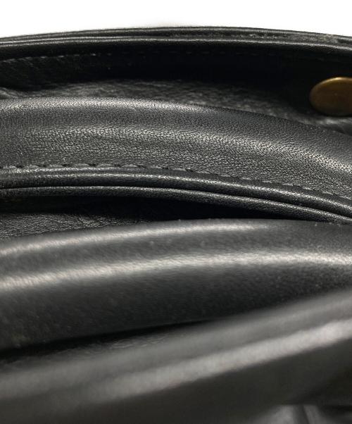 COACH（コーチ）COACH (コーチ) レザーボストンバッグ ブラックの古着・服飾アイテム