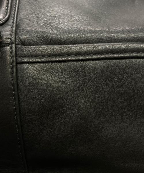 COACH（コーチ）COACH (コーチ) レザーボストンバッグ ブラックの古着・服飾アイテム