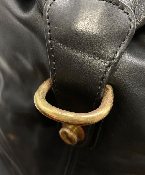 COACH（コーチ）COACH (コーチ) レザーボストンバッグ ブラックの古着・服飾アイテム