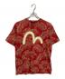 EVISU（エヴィス）の古着「カモメプリント総柄カットソー」｜レッド