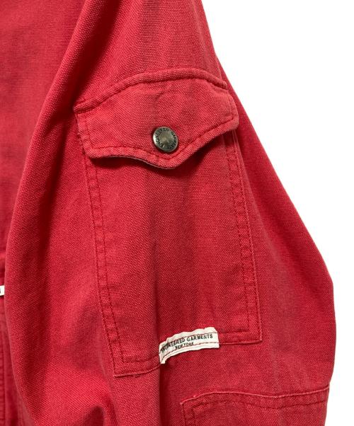 Engineered Garments（エンジニアド ガーメンツ）Engineered Garments (エンジニアド ガーメンツ) フーデッドジャケット レッド サイズ:Mの古着・服飾アイテム