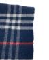 中古・古着 Burberry's (バーバリーズ) カシミヤチェックマフラー ネイビー：5000円