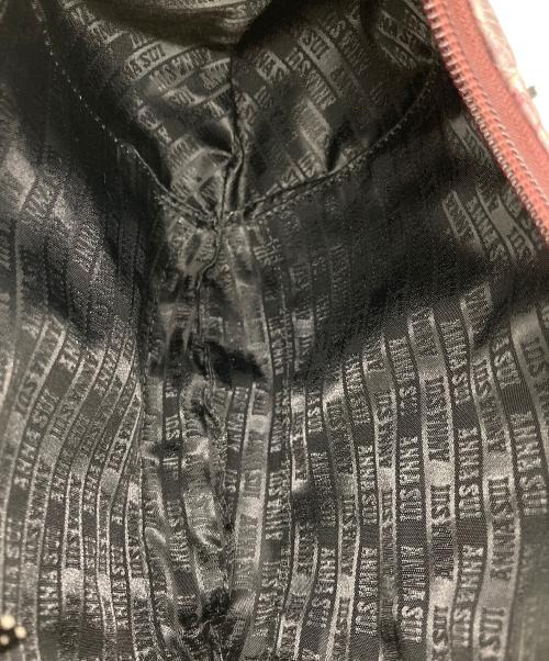 ANNA SUI（アナスイ）ANNA SUI (アナスイ) 型押しショルダーバッグ ピンクの古着・服飾アイテム