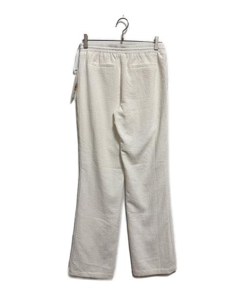 Calvin Klein（カルバンクライン）Calvin Klein (カルバンクライン) テクスチャー加工パンツ ホワイト サイズ:S 未使用品の古着・服飾アイテム