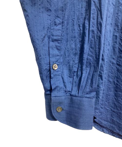Bagutta（バグッタ）BAGUTTA (バグッタ) エポレット付シャツ ブルー サイズ:SIZE 15 1/2の古着・服飾アイテム