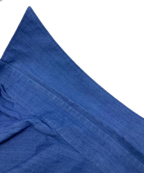 Bagutta（バグッタ）BAGUTTA (バグッタ) エポレット付シャツ ブルー サイズ:SIZE 15 1/2の古着・服飾アイテム