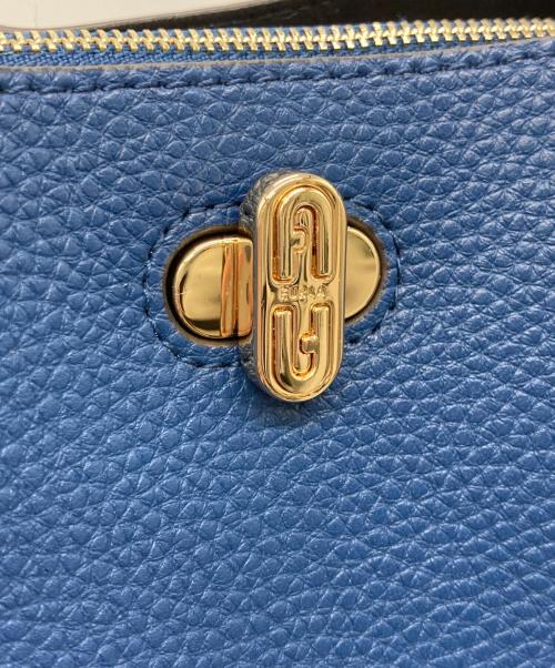 FURLA（フルラ）FURLA (フルラ) ダナエ2WAYショルダーバッグ ブルーの古着・服飾アイテム