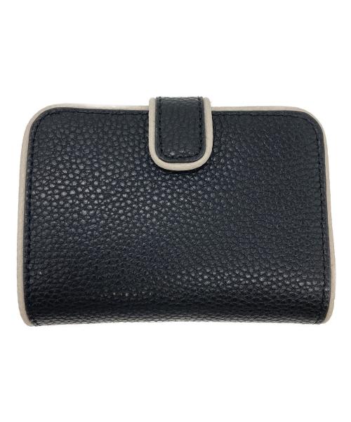 FURLA（フルラ）FURLA (フルラ) 2つ折り財布 ブラック×ベージュの古着・服飾アイテム
