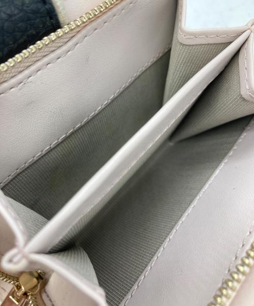 FURLA（フルラ）FURLA (フルラ) 2つ折り財布 ブラック×ベージュの古着・服飾アイテム