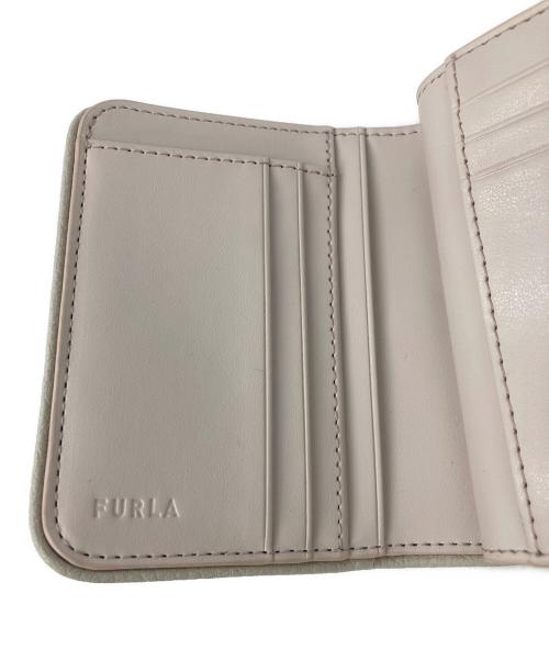FURLA（フルラ）FURLA (フルラ) 2つ折り財布 ブラック×ベージュの古着・服飾アイテム